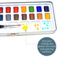 Elements Solid WC Half Pan 50 set – Art & Craft Essential