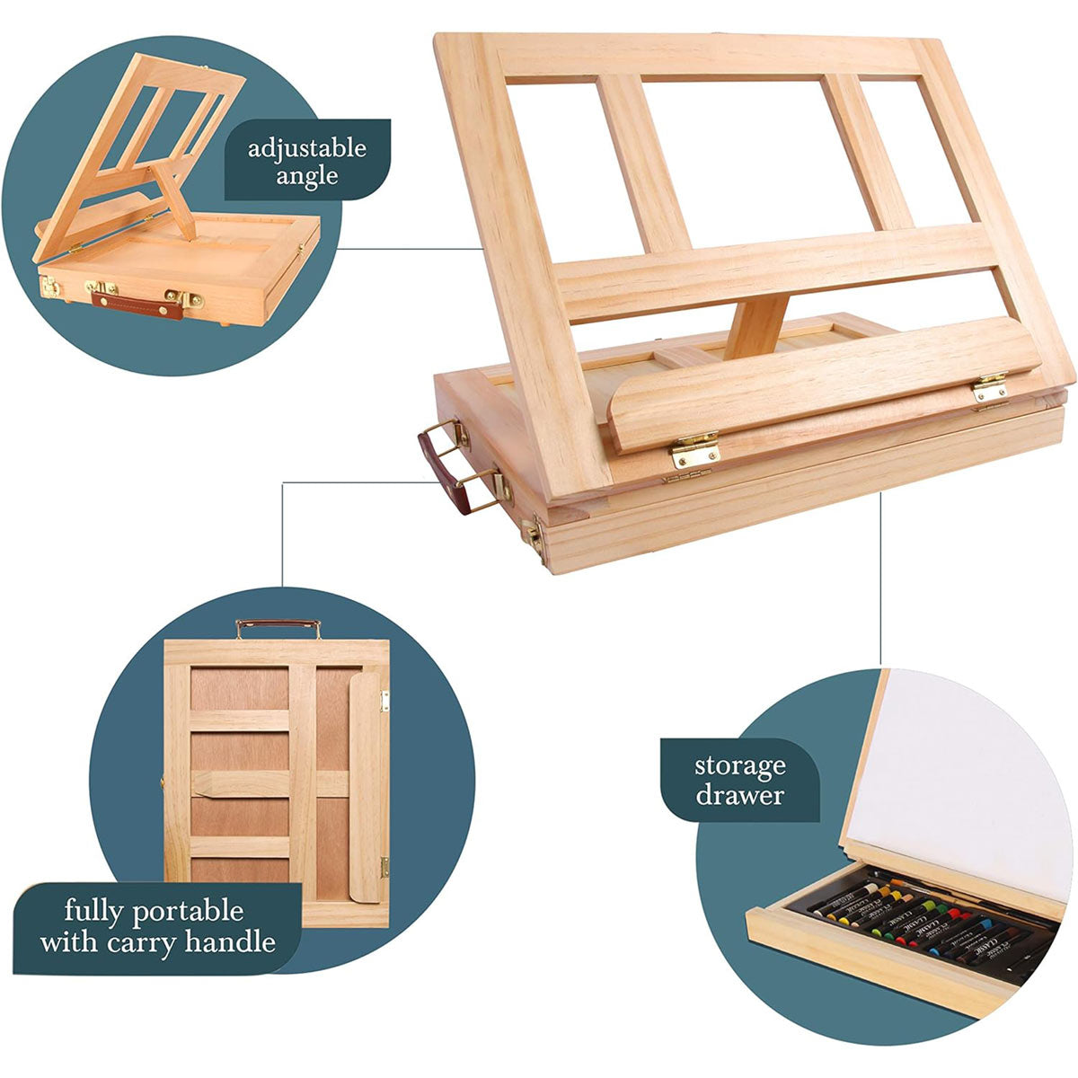 Elements Mixed Media Easel Set - 34 pieces – Professional Artist Easel