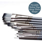 Elements Mixed Media 12 pcs Brush Pack – Premium Artist Brush Set