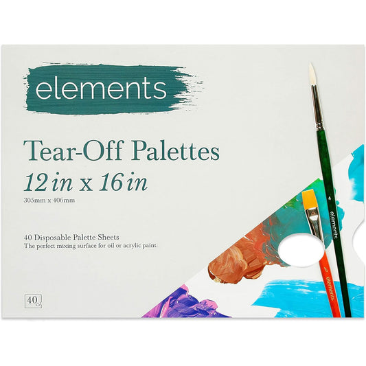 Elements Tear Off Palette 12 x16 40 sheets – Art & Craft Essential