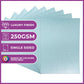 Crafter's Companion Glitter Card 10 Sheet Pack - Baby Blue