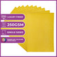 Crafter's Companion Glitter Card 10 Sheet Pack - Solar Gold