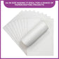 Crafter's Companion Glitter Card 10 Sheet Pack - Pale Silver