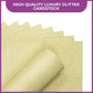 Crafter's Companion Glitter Card 10 Sheet Pack - Ivory