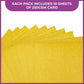 Crafter's Companion Glitter Card 10 Sheet Pack - Solar Gold