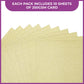 Crafter's Companion Glitter Card 10 Sheet Pack - Ivory