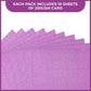 Crafter's Companion Glitter Card 10 Sheet Pack - Lilac