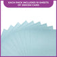 Crafter's Companion Glitter Card 10 Sheet Pack - Baby Blue