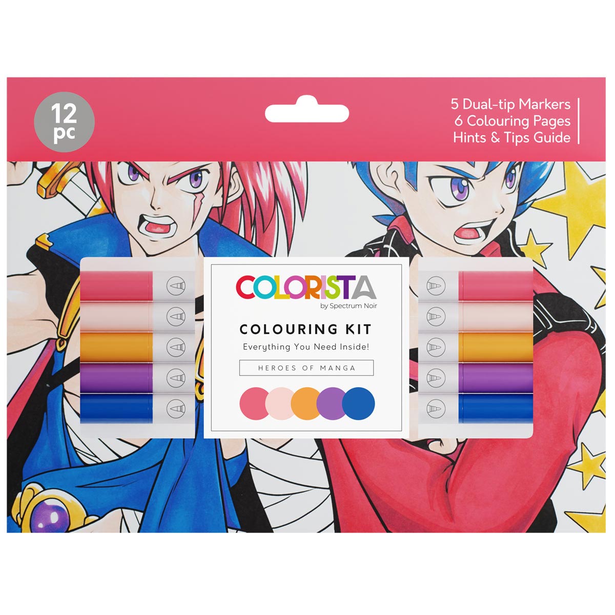 Crafter's Companion Colorista - Heroes of Manga Kit 12pc