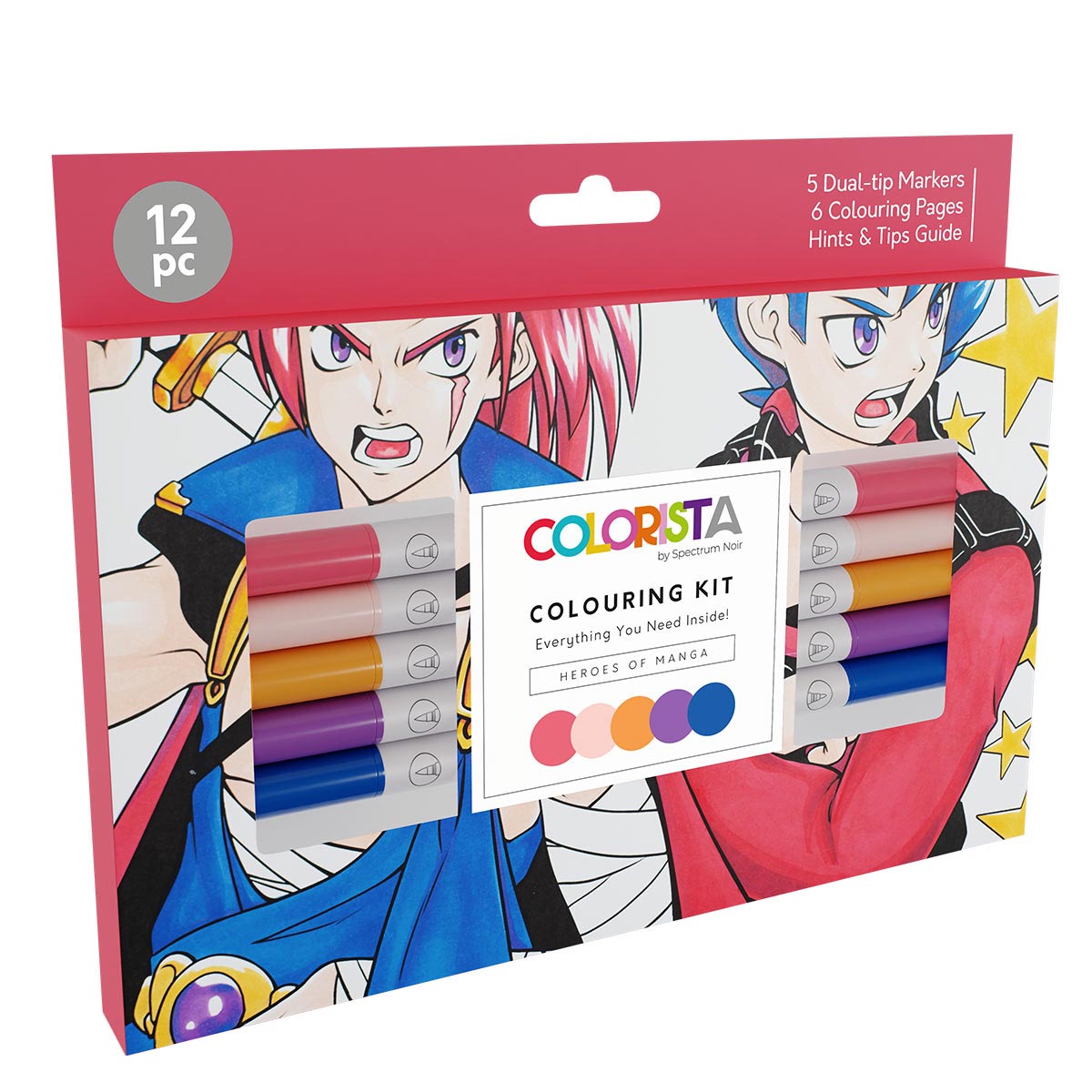 Crafter's Companion Colorista - Heroes of Manga Kit 12pc