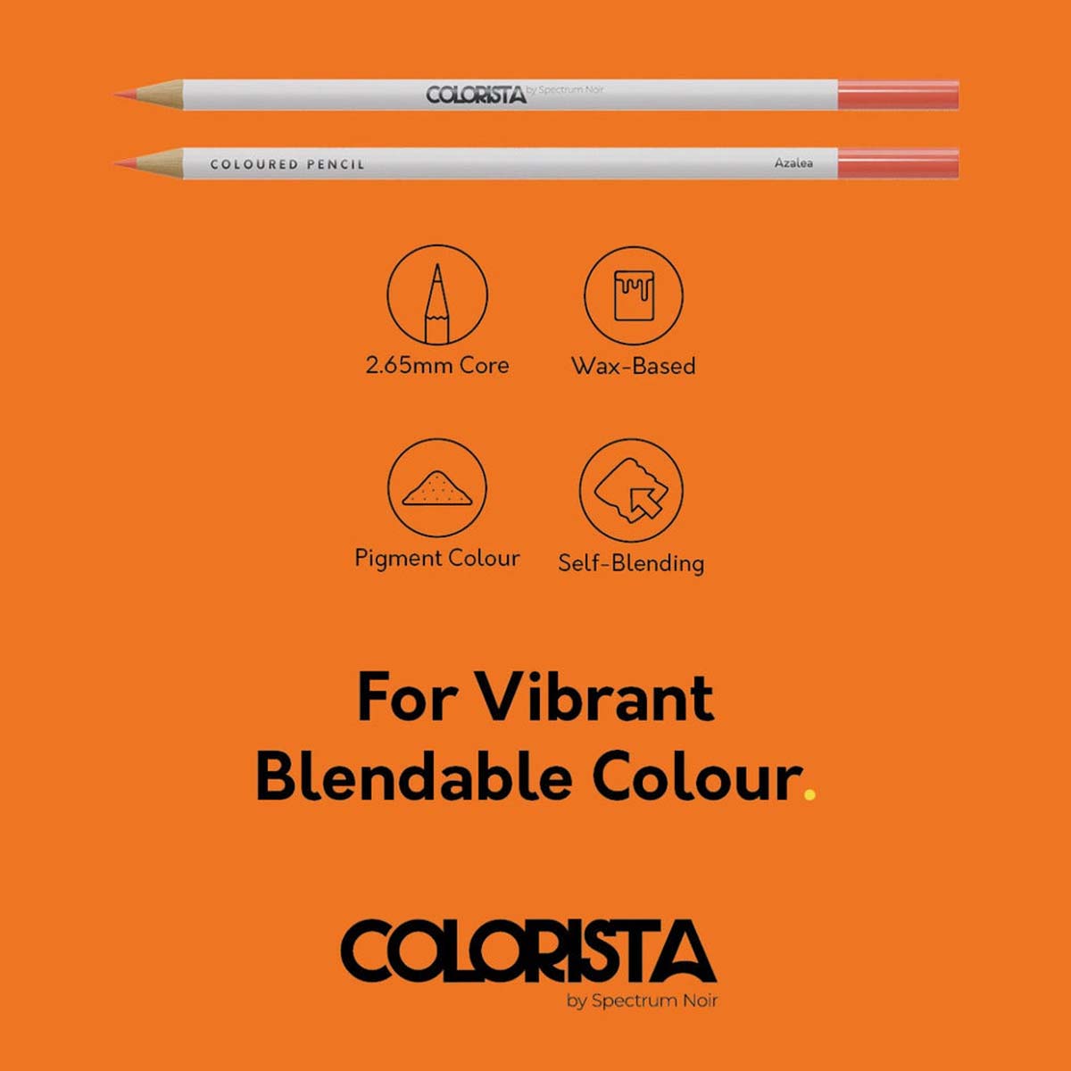 Crafter's Companion Colorista - Coloured Pencil - Floral Sensation 12pc