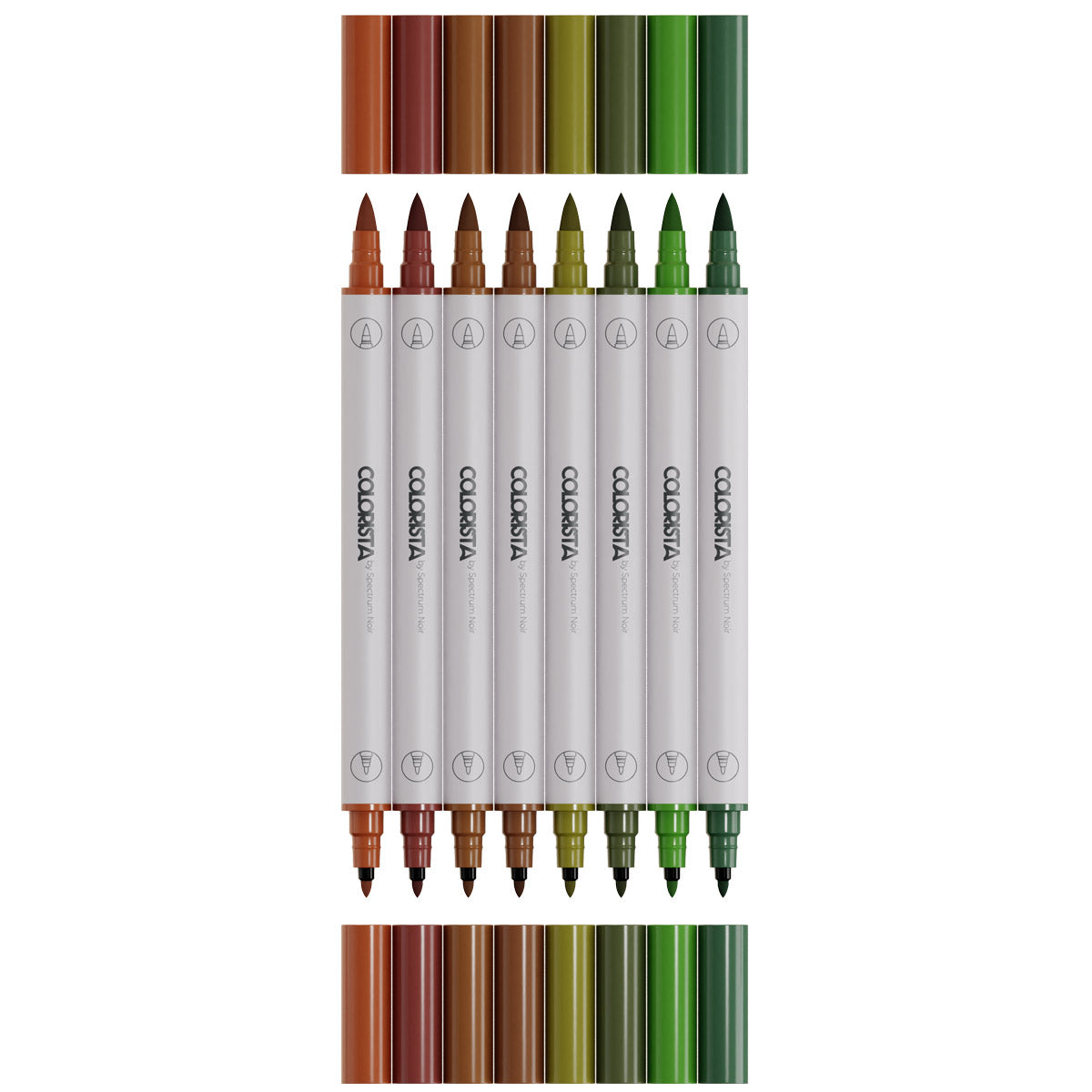 Crafter's Companion Colorista - Art Marker - Natural Tones 8pc