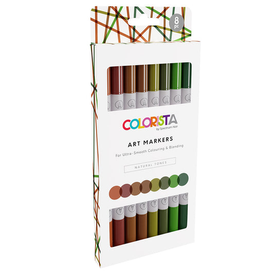 Crafter's Companion Colorista - Art Marker - Natural Tones 8pc