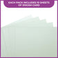 Crafter's Companion Centura Pearl Metallic A4 Single Colour 10 Sheet Pack - Silver