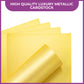 Crafter's Companion Centura Pearl Metallic A4 Single Colour 10 Sheet Pack - Pale Gold