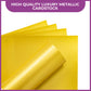 Crafter's Companion Centura Pearl Metallic A4 Single Colour 10 Sheet Pack - Solar Gold