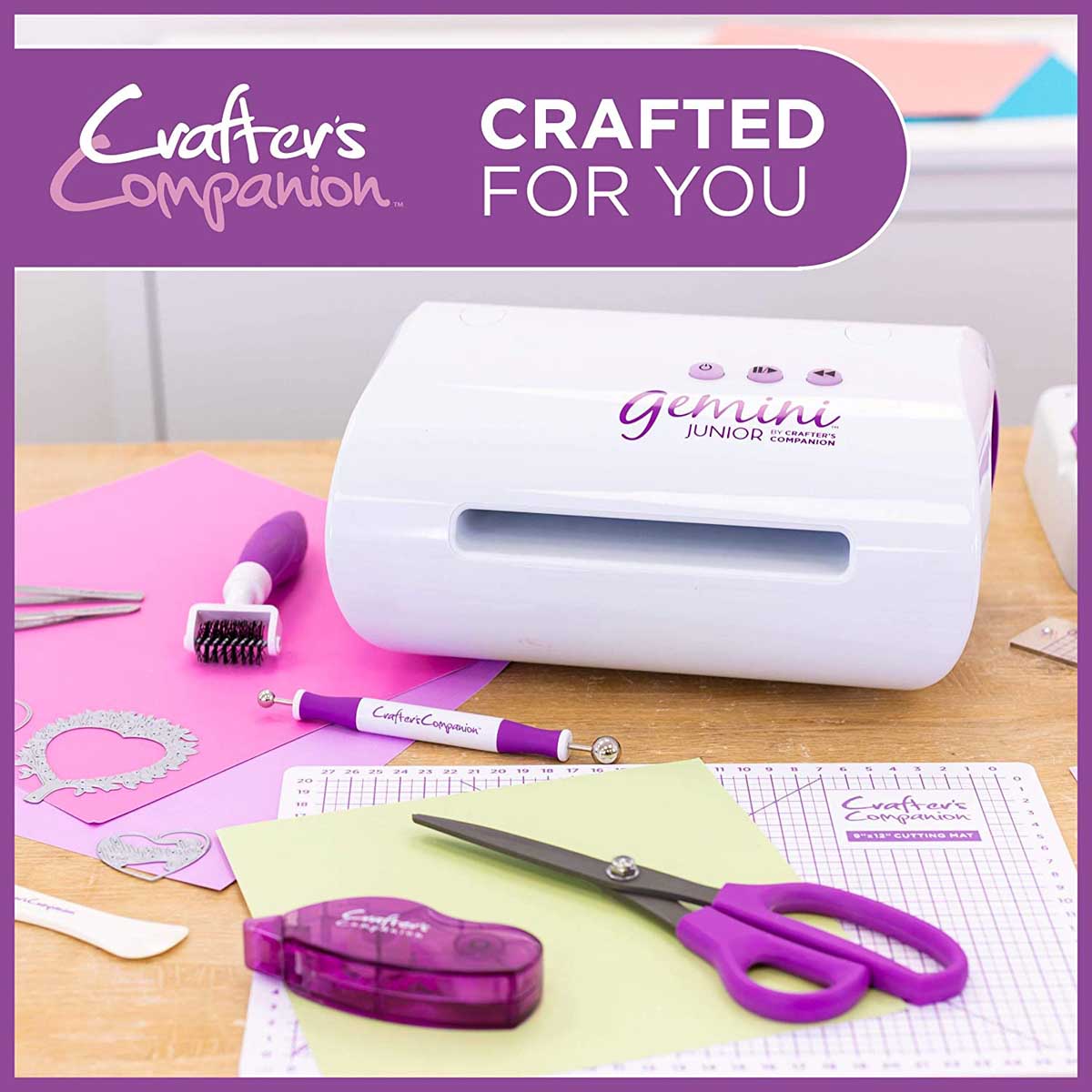 Crafter's Companion Glitter Card 10 Sheet Pack - Baby Pink