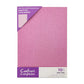 Crafter's Companion Glitter Card 10 Sheet Pack - Baby Pink