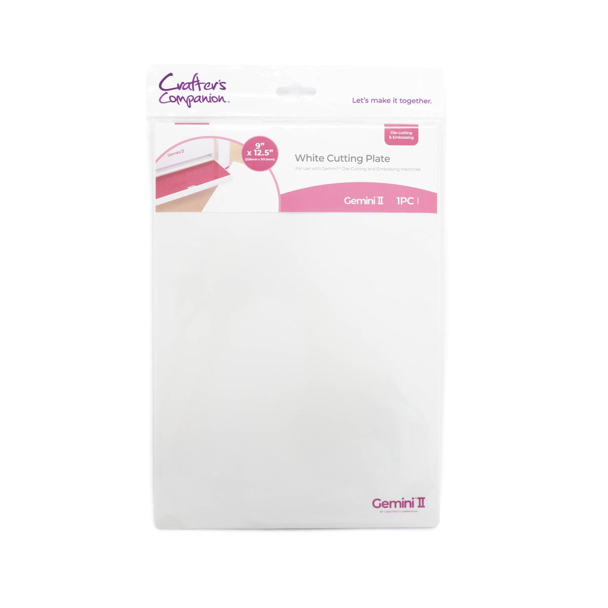 Crafter's Companion Gemini II Accs - White Cutting Plate
