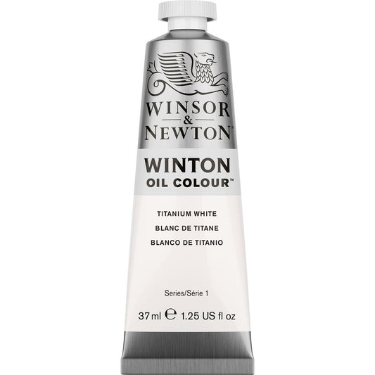 Winsor & Newton Winton Oil Colour 37ml Titanium White - Winsor & Newton at DRK Crafts
