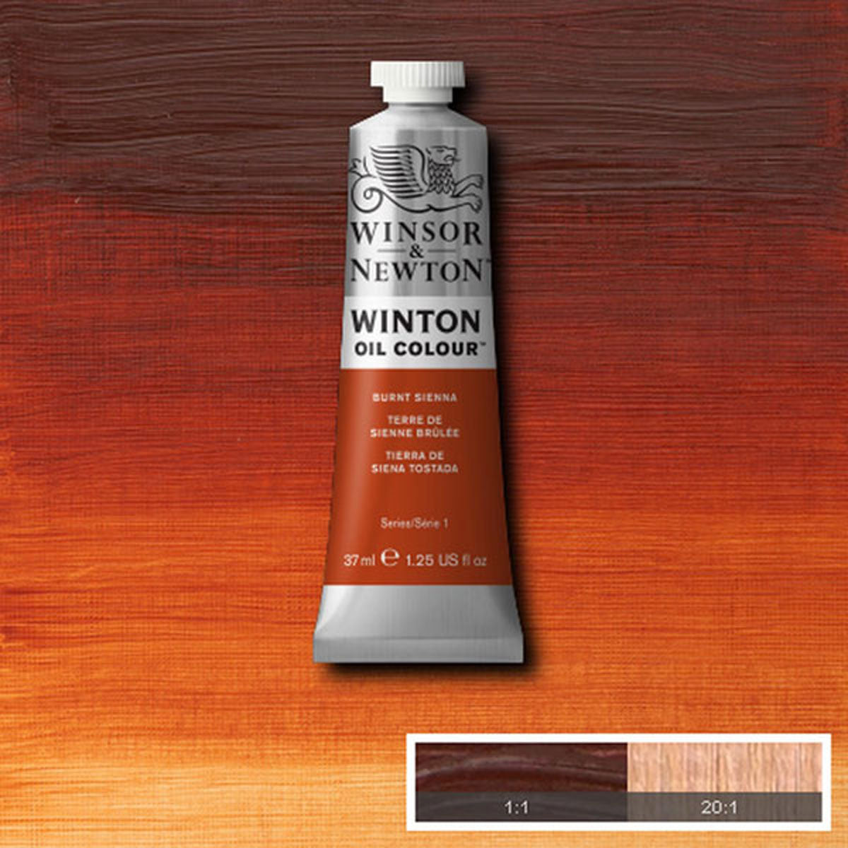 Winsor & Newton Winton Oil Colour 37ml Burnt Sienna - Winsor & Newton at DRK Crafts
