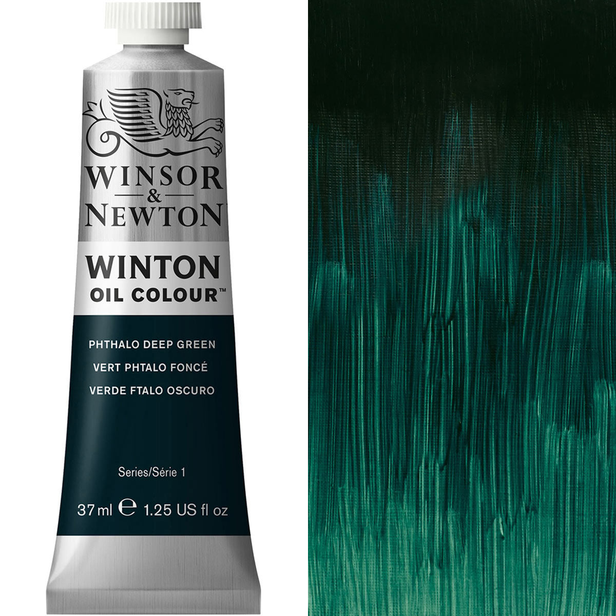 Winsor & Newton Winton Oil Colour 37ml Phthalo Deep Green - Winsor & Newton at DRK Crafts