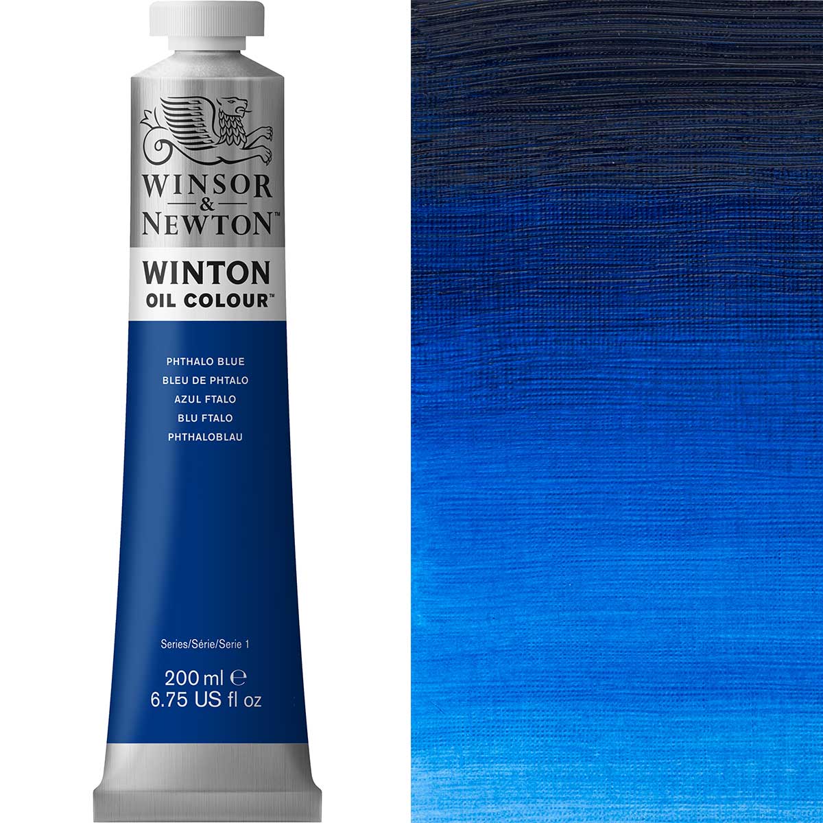 Winsor & Newton Winton Oil Colour 200ml Phthalo Blue - Winsor & Newton at DRK Crafts