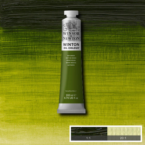 Winsor & Newton Winton Oil Colour 200ml Sap Green - Winsor & Newton at DRK Crafts