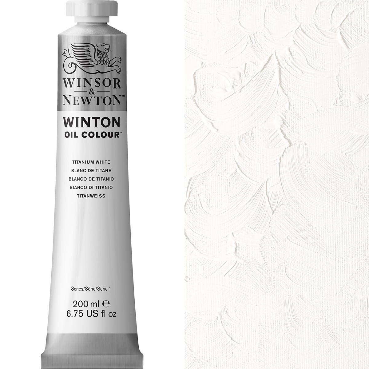Winsor & Newton Winton Oil Colour 200ml Titanium White - Winsor & Newton at DRK Crafts