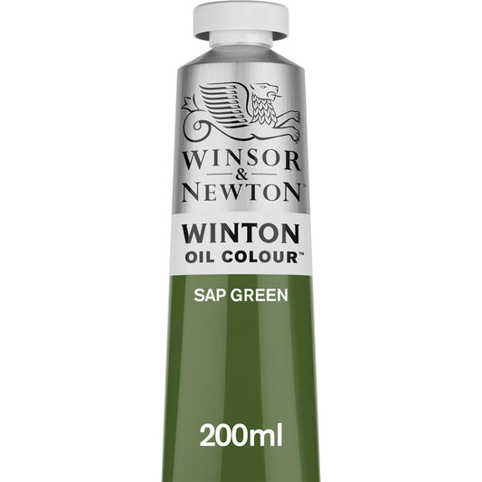 Winsor & Newton Winton Oil Colour 200ml Sap Green - Winsor & Newton at DRK Crafts