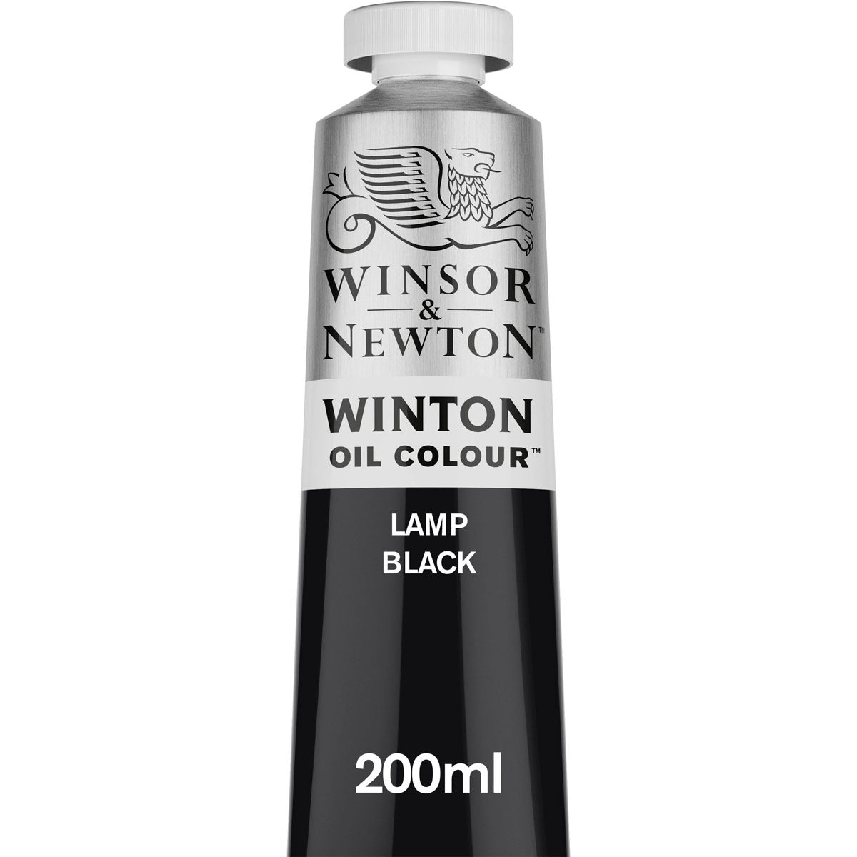 Winsor & Newton Winton Oil Colour 200ml Lamp Black - Winsor & Newton at DRK Crafts