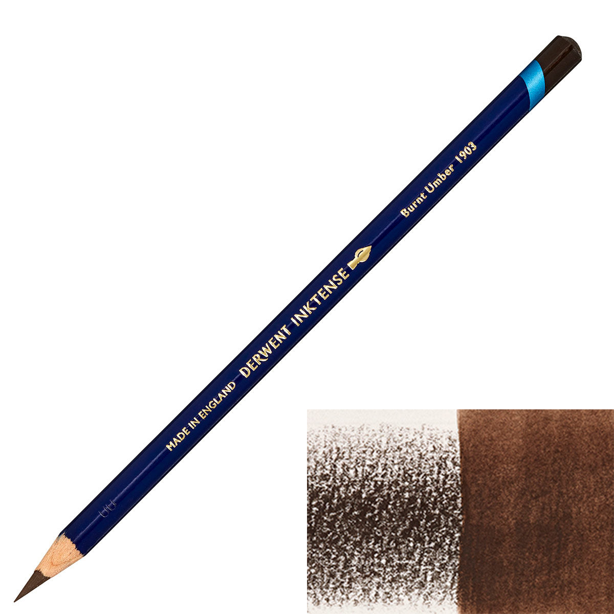 Derwent Inktense Pencil Burnt Umber