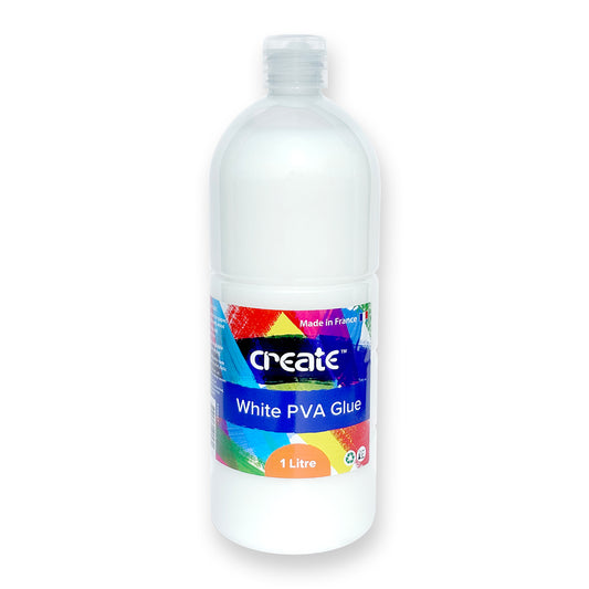 CREATE WHITE PVA GLUE 1 LITRE