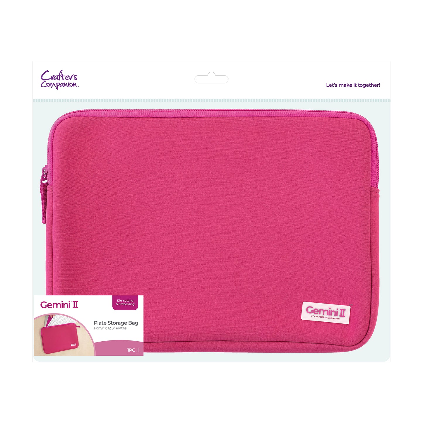 Crafter's Companion Gemini II Accs 9"x12" Plate Storage Bag