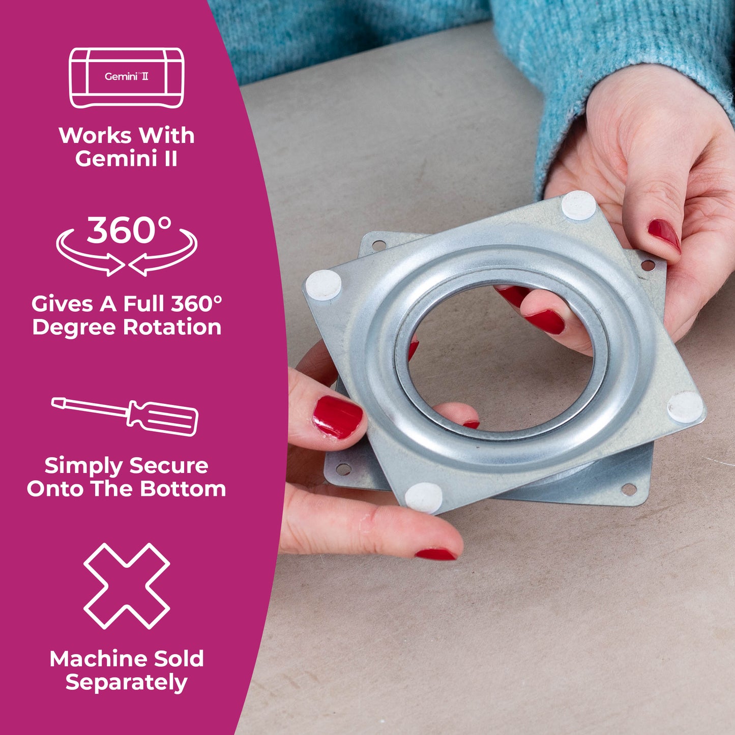 Crafter's Companion Gemini II Accs - 360° Turn Table