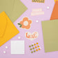 Crafter's Companion Violet Std Mini Card Making Kit - Blooms