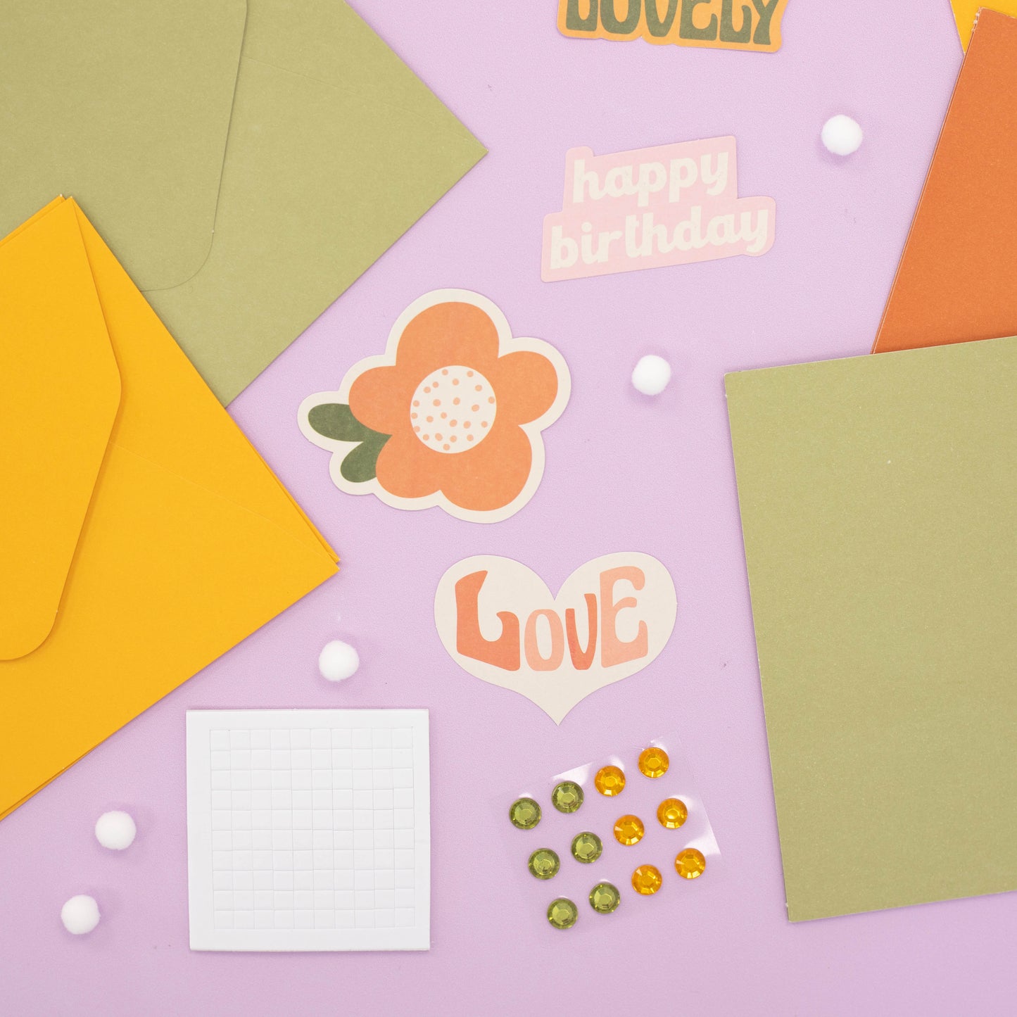 Crafter's Companion Violet Std Mini Card Making Kit - Blooms