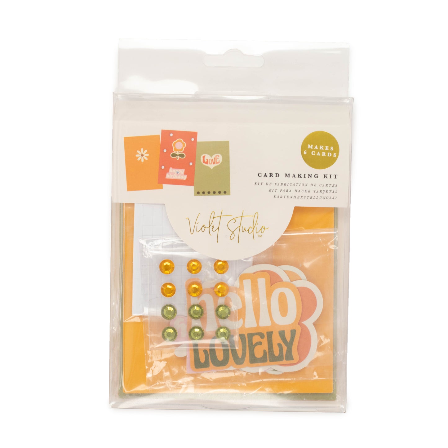 Crafter's Companion Violet Std Mini Card Making Kit - Blooms