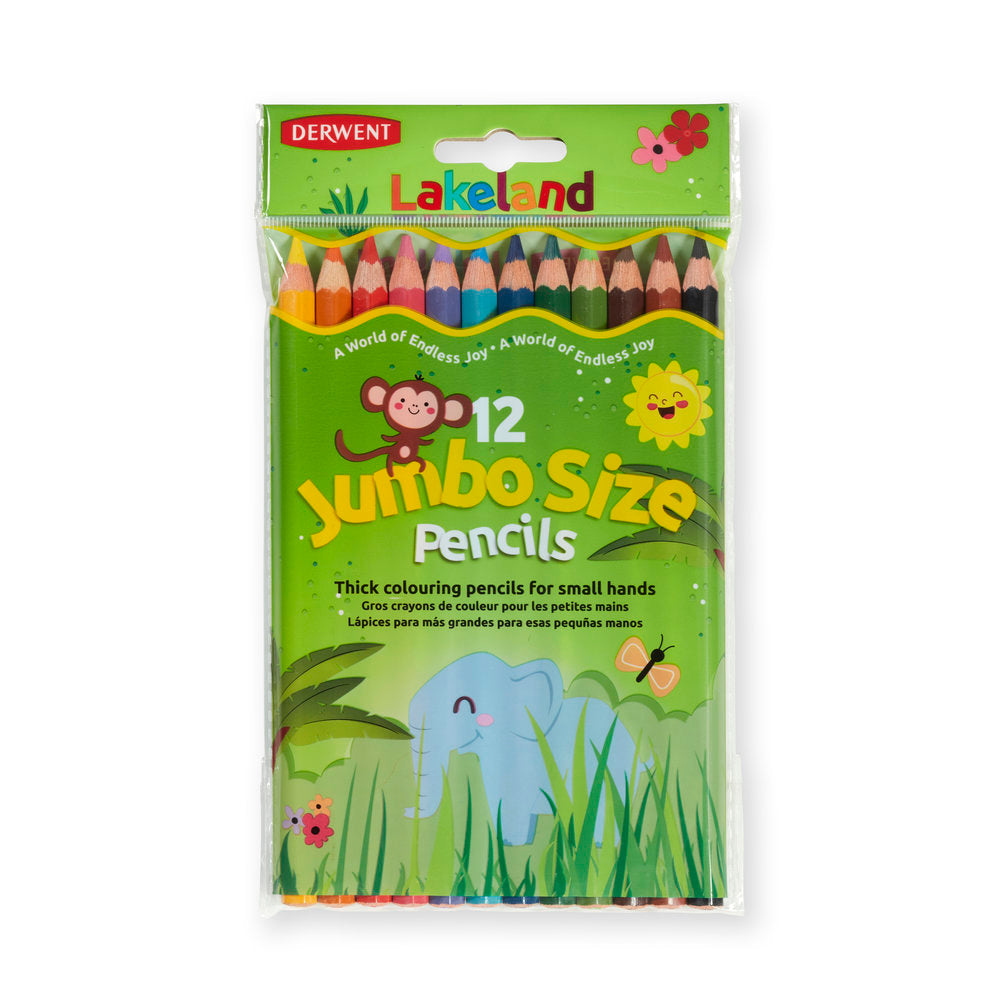 Derwent Lakeland Jumbo Colouring Wallet Of 12
