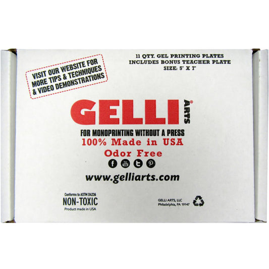 Gelli Plate 5" x 7" Class Pack (11 plates) - Gelli Art