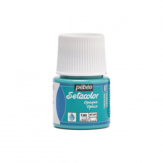 Pebeo Setacolour Opaque Matt - Turquoise (45ml)