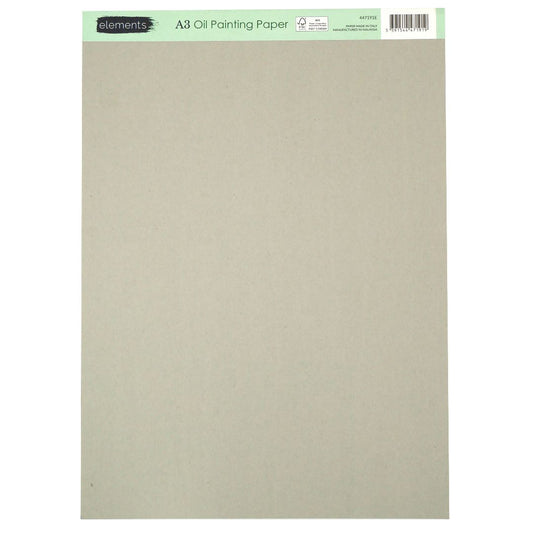 Elements Oil Paper Pad 12s 300gsm - A3 – High Quality Art Paper