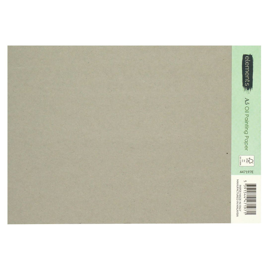 Elements Oil Paper Pad 12s 300gsm - A5 – High Quality Art Paper