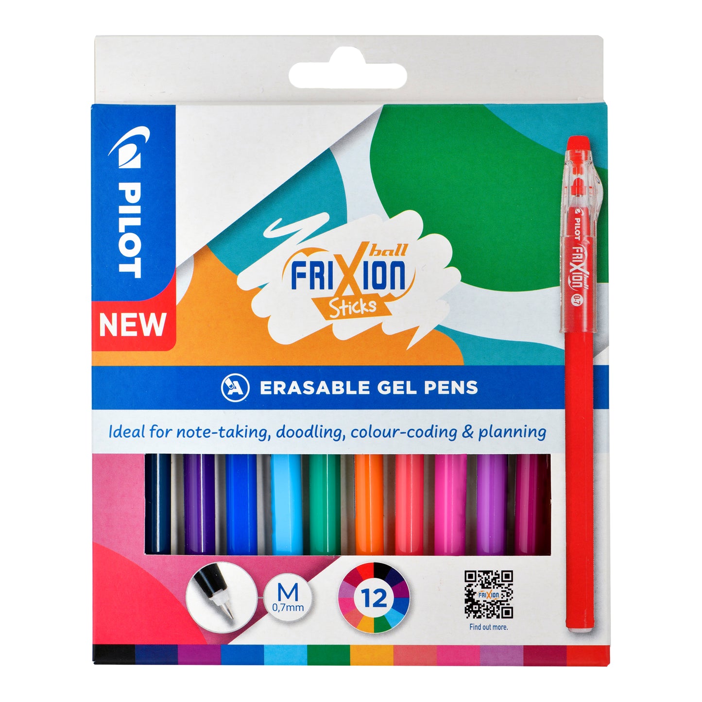 Pilot Frixion Ball stick 12pk