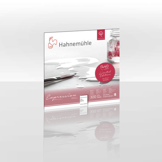Hahnemuhle Expression Watercolour Pad Ltd Ed – 30 x 30cm – 25 Sheets – Cold Pressed