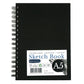 Elements A5 Sketchbook 50s 180gsm Portrait Wire-O Black Cover – Art & Craft Essential