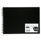 Elements A4 Sketchbook 50s 180gsm Landscape Wire-O Black Cover – Art & Craft Essential