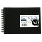 Elements A5 Sketchbook 50s 180gsm Landscape Wire-O Black Cover – Art & Craft Essential