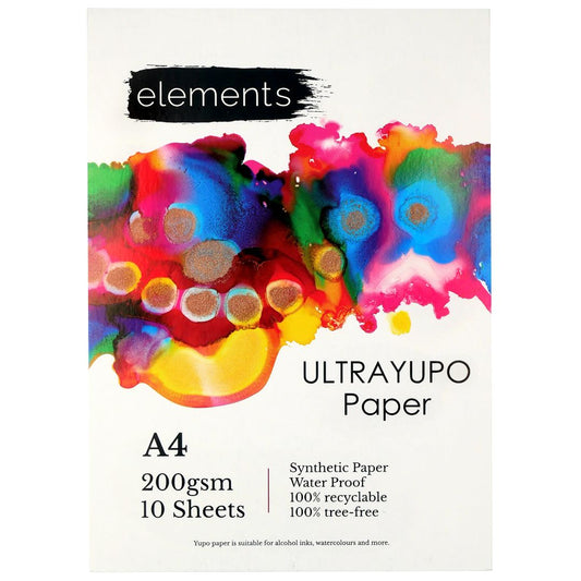 A4 Ultra Yupo Pad 200gm 10s – High Quality Art Paper