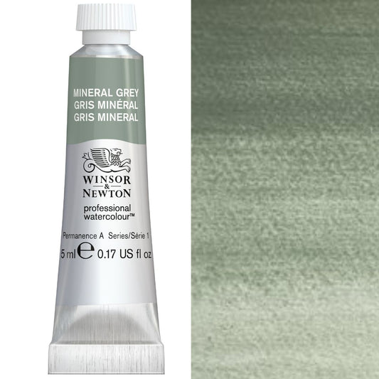 Winsor & Newton Professional Watercolour 5ml Mineral Grey - Winsor & Newton at DRK Crafts